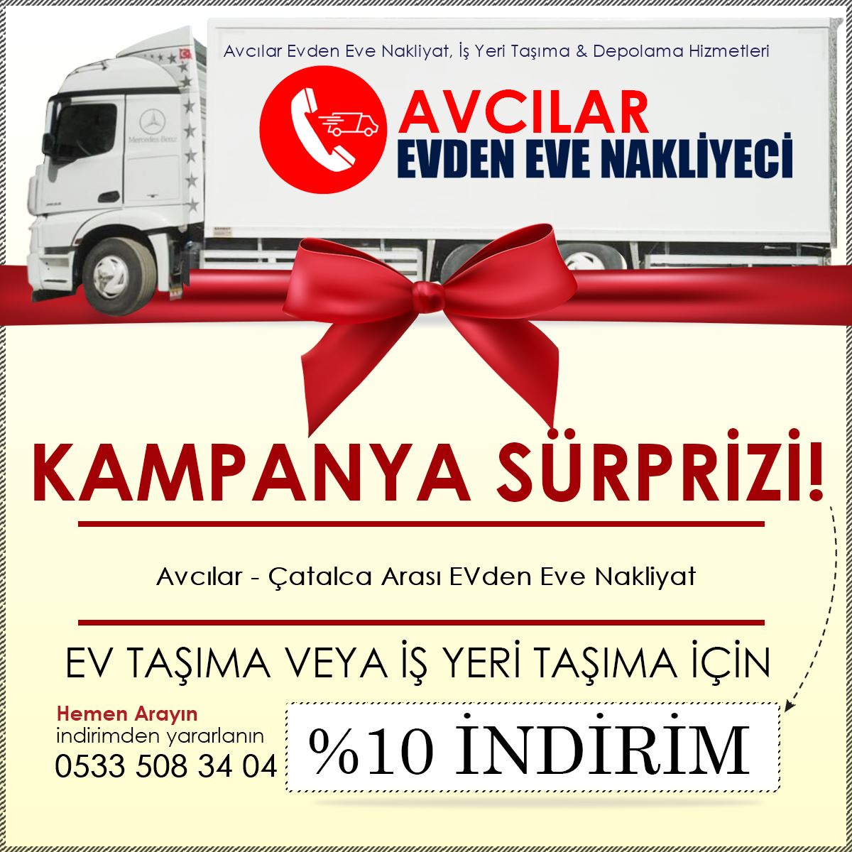 Avcılar - Çatalca Arası EVden Eve Nakliyat
